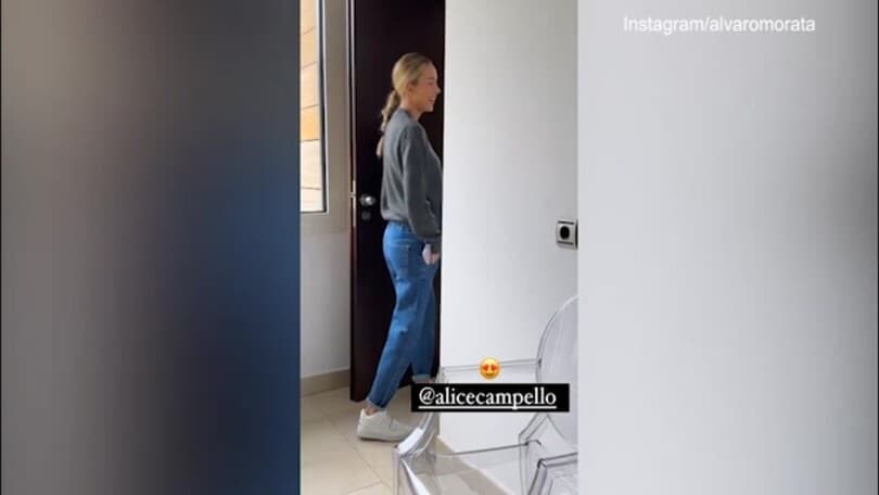 Morata scherza con la sua Alice: "Ti ho cambiata per bene"