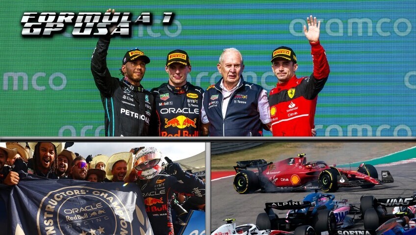 Top e Flop GP USA: Leclerc a podio, Sainz ritirato! Verstappen regala alla Red Bull il titolo