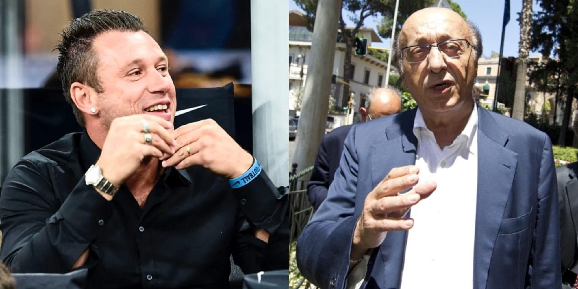 Moggi e Cassano, è scontro su Ronaldo e non solo: che sta succedendo