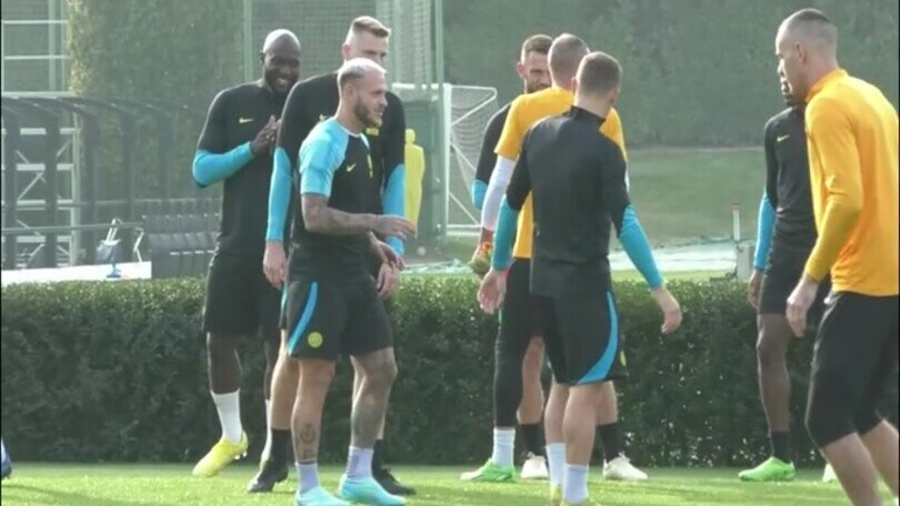 Inter, Lukaku si allena coi compagni