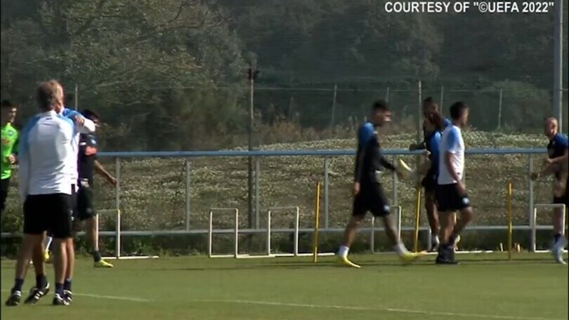 Napoli, a Castel Volturno il pensiero è ai Rangers Glasgow