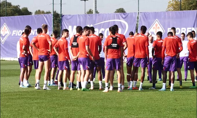 Fiorentina, la rifinitura in vista dell'Istanbul Ba?ak?ehir