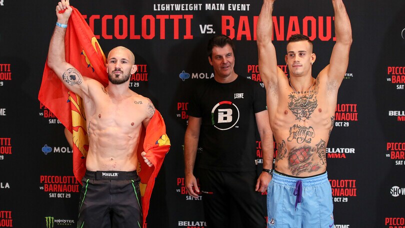 Bellator Milano, la cerimonia del peso