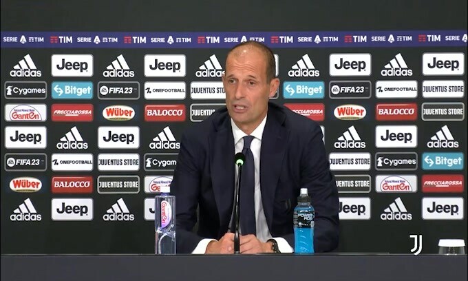 Allegri: "Alla Juve momenti di difficoltà elevati all'ennesima potenza"