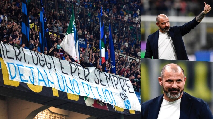 Stankovic, che accoglienza a San Siro: ovazione e striscione dei tifosi dell’Inter