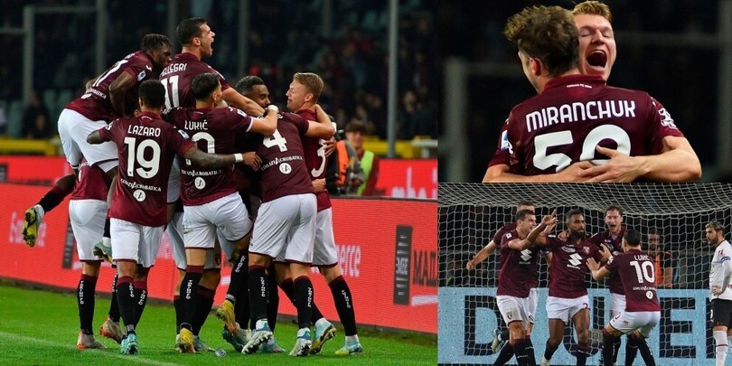 Djijdji e Miranchuk segnano e il Torino fa festa: Milan battuto 2-1