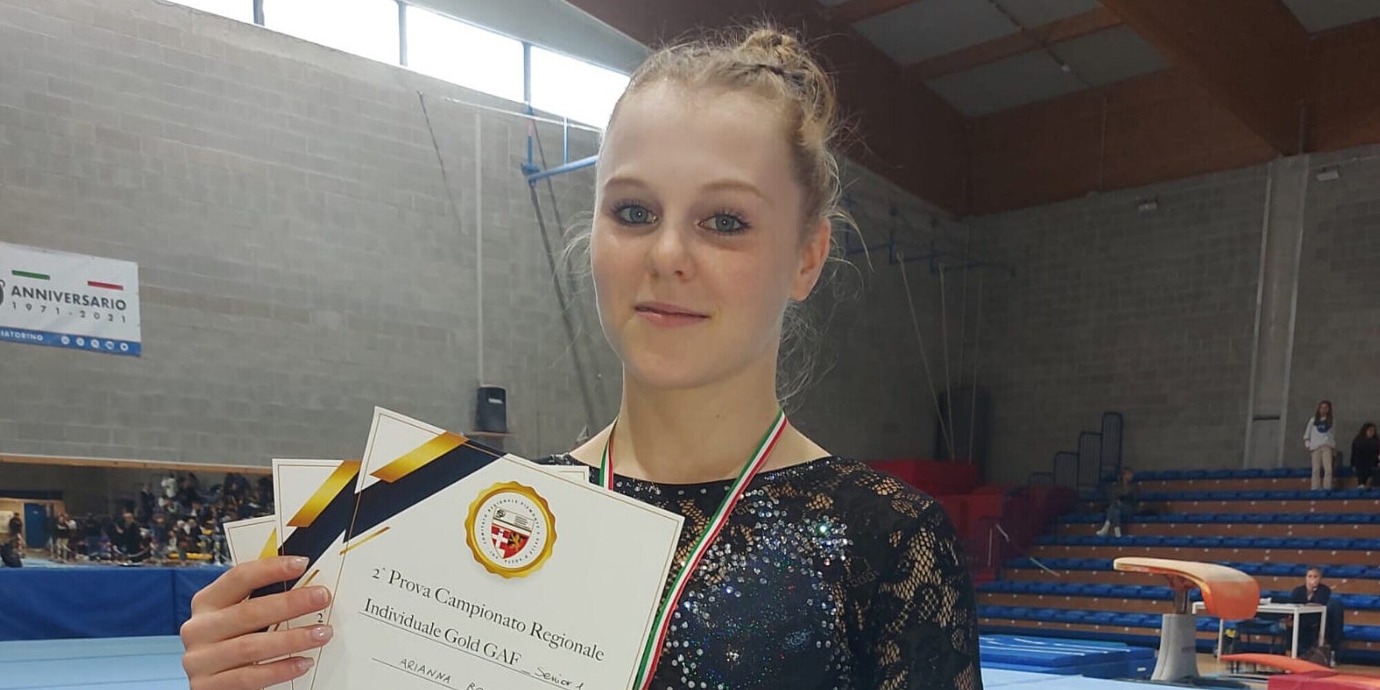 Società Ginnastica La Marmora: tre medaglie d'argento per Arianna Bocchio Ramazio