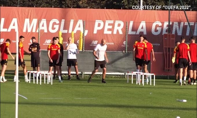 Roma, Mourinho e la squadra giallorossa puntano il Ludogorets