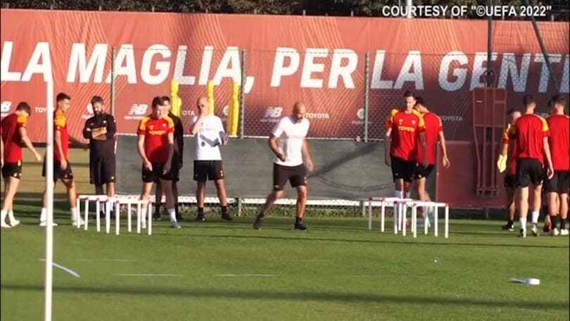 Roma, Mourinho e la squadra giallorossa puntano il Ludogorets