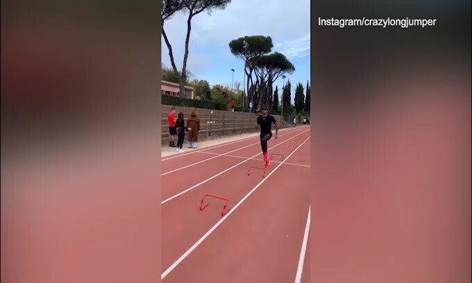 Marcell Jacobs a mille: gli allenamenti sono sempre... social!