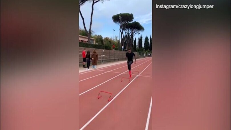 Marcell Jacobs a mille: gli allenamenti sono sempre... social!