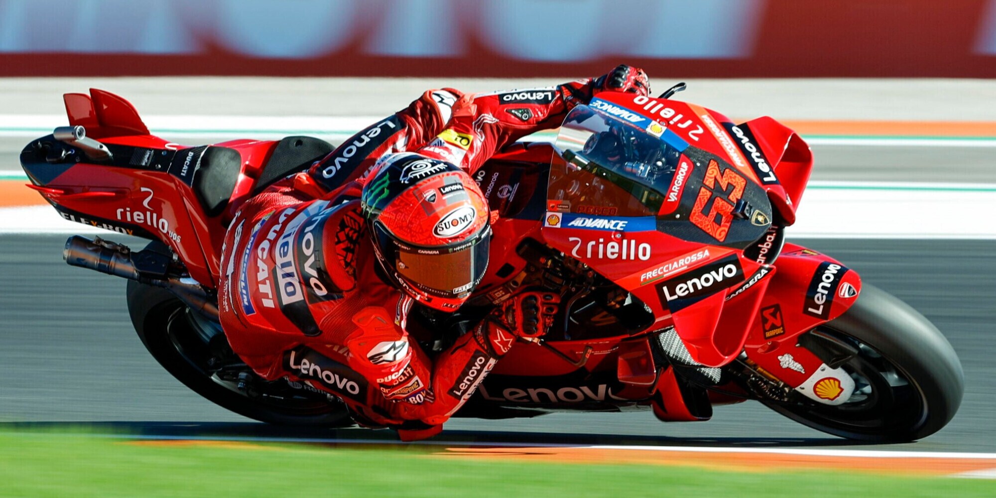 MotoGP, GP Valencia: nelle libere 2 Bagnaia nono dietro a Quartararo, comanda Marini