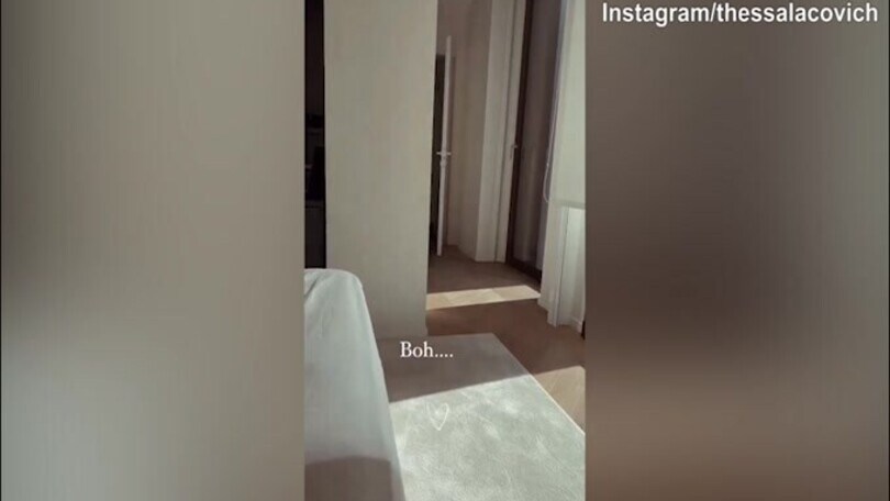 Il cane di Thessa Lacovich..impazzisce!