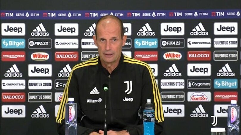 Allegri: "Vlahovic ha la pubalgia, Chiesa farà parte della gara"