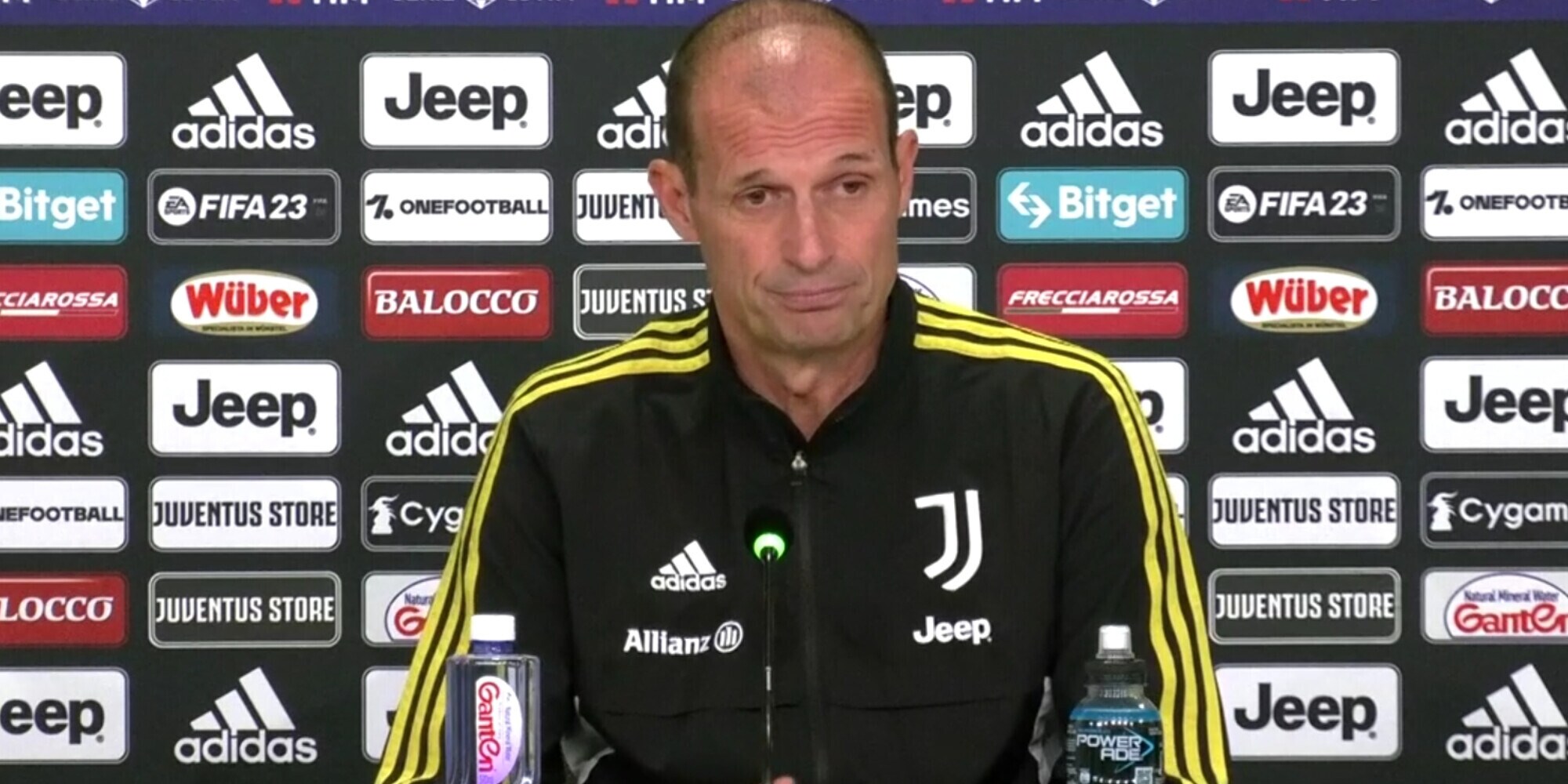 Juventus-Inter, Allegri: Vlahovic ha la pubalgia. Bremer e Di Maria recuperati