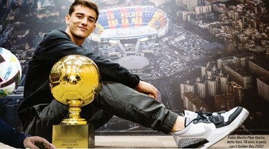 Gavi: “Io, Messi, Iniesta e il Golden Boy”