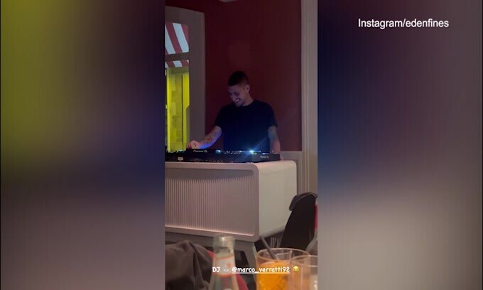 Marco Verratti sale in console: il compleanno è da Dj!