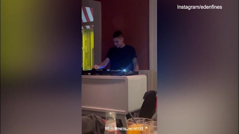 Marco Verratti sale in console: il compleanno è da Dj!