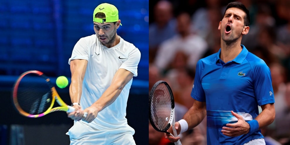 Atp Finals Torino, i sorteggi: Nadal e Djokovic in due gruppi diversi