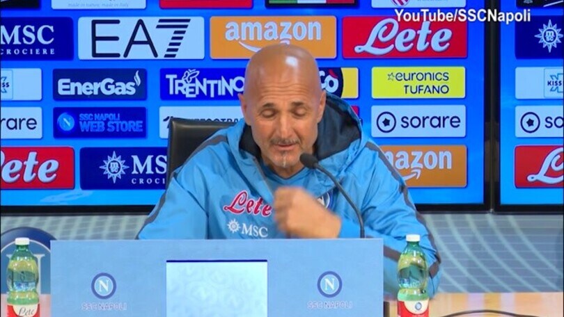 Spalletti: "Il boato del Maradona? É come la borraccia del ciclista"