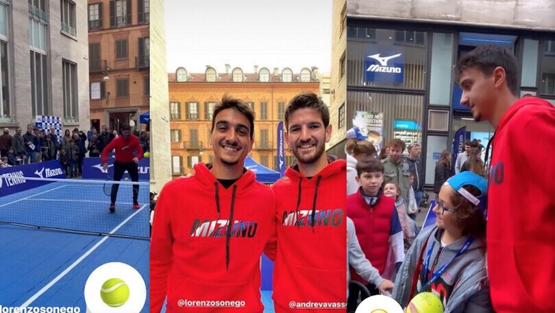 Sonego e Vavassori, a Torino tennis con i tifosi
