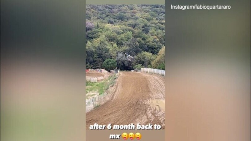 MotoGP, Quartararo si consola con un giro di motocross