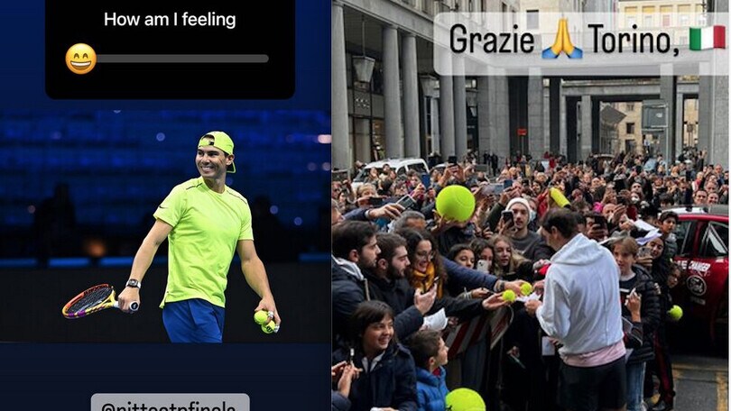Tennis Atp Finals: Nadal, Torino e un amore unico