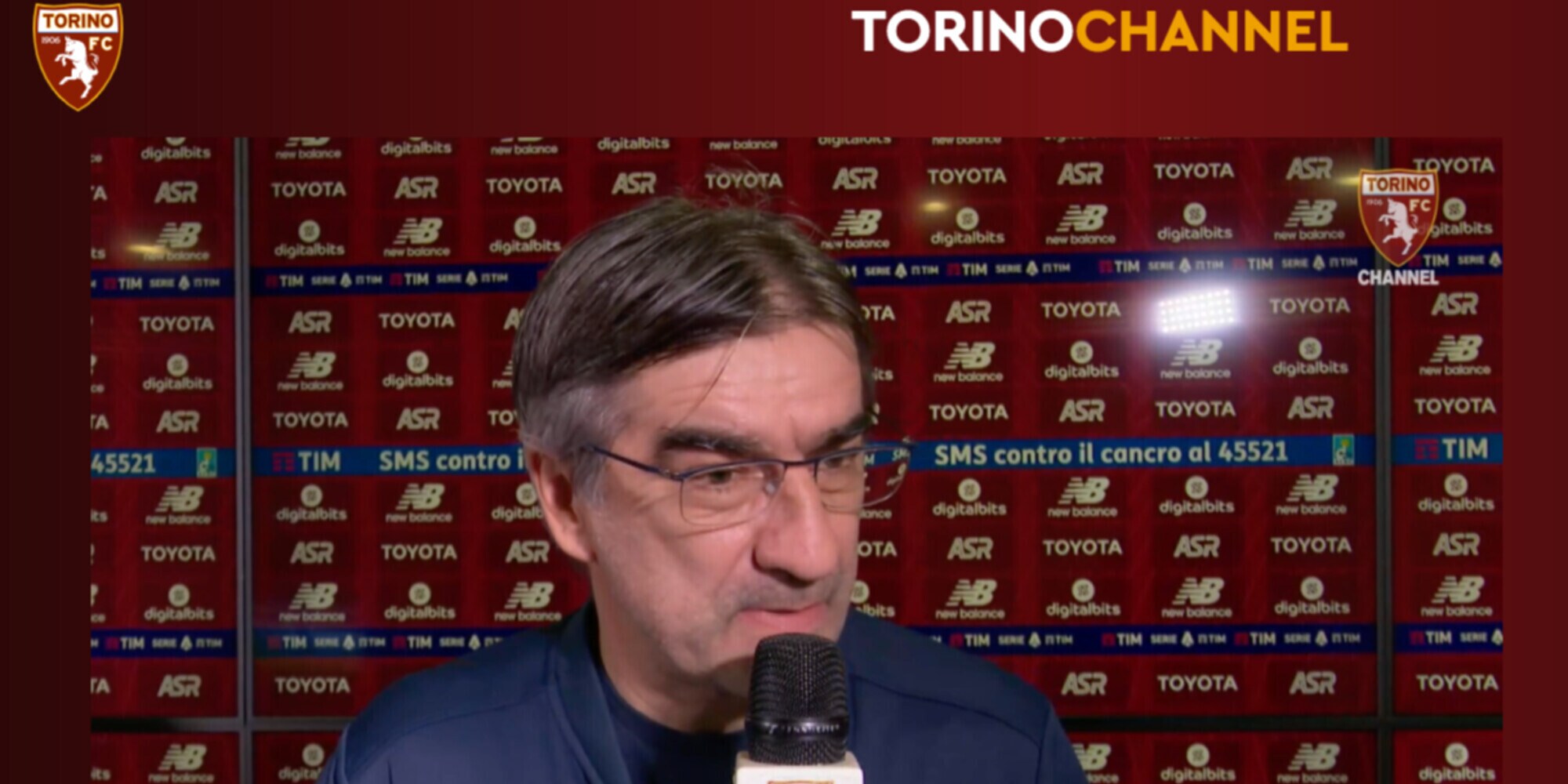 Juric, che imbarazzo a Torino Channel!
