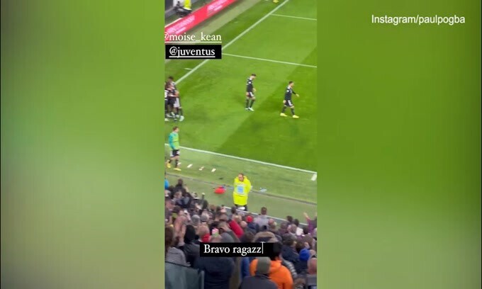 Juve, al gol di Kean si scatena... Pogba!