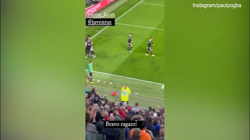 Juve, al gol di Kean si scatena... Pogba!