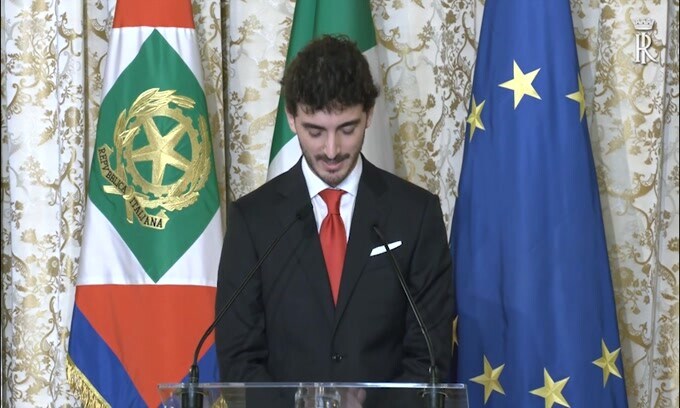 Bagnaia: "Onorato di essere ricevuto al Quirinale"