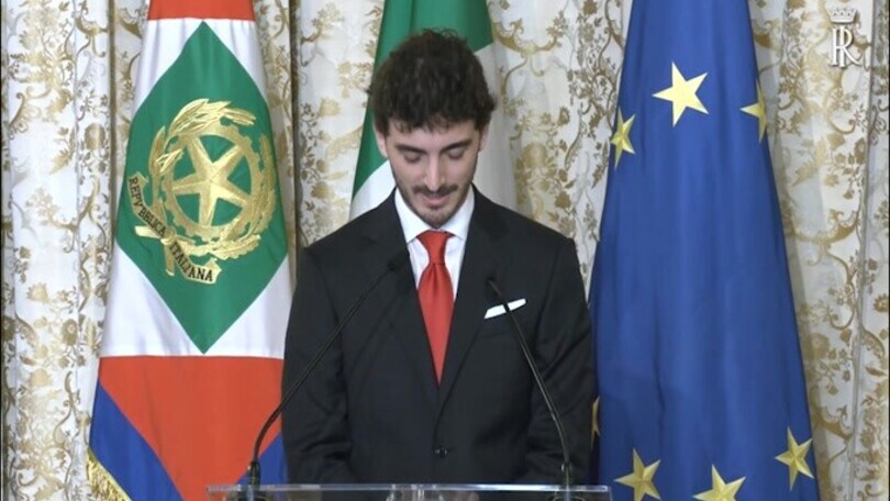 Bagnaia: "Onorato di essere ricevuto al Quirinale"