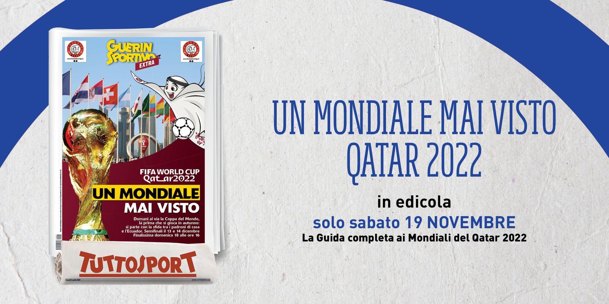 Mondiali Qatar 2022: il calendario e la guida completa con il Tuttosport