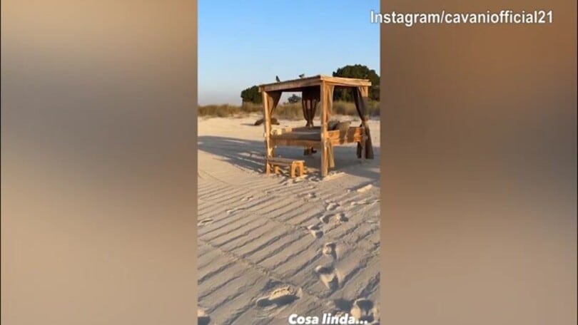 Valencia, Cavani ed il canto...degli uccelli