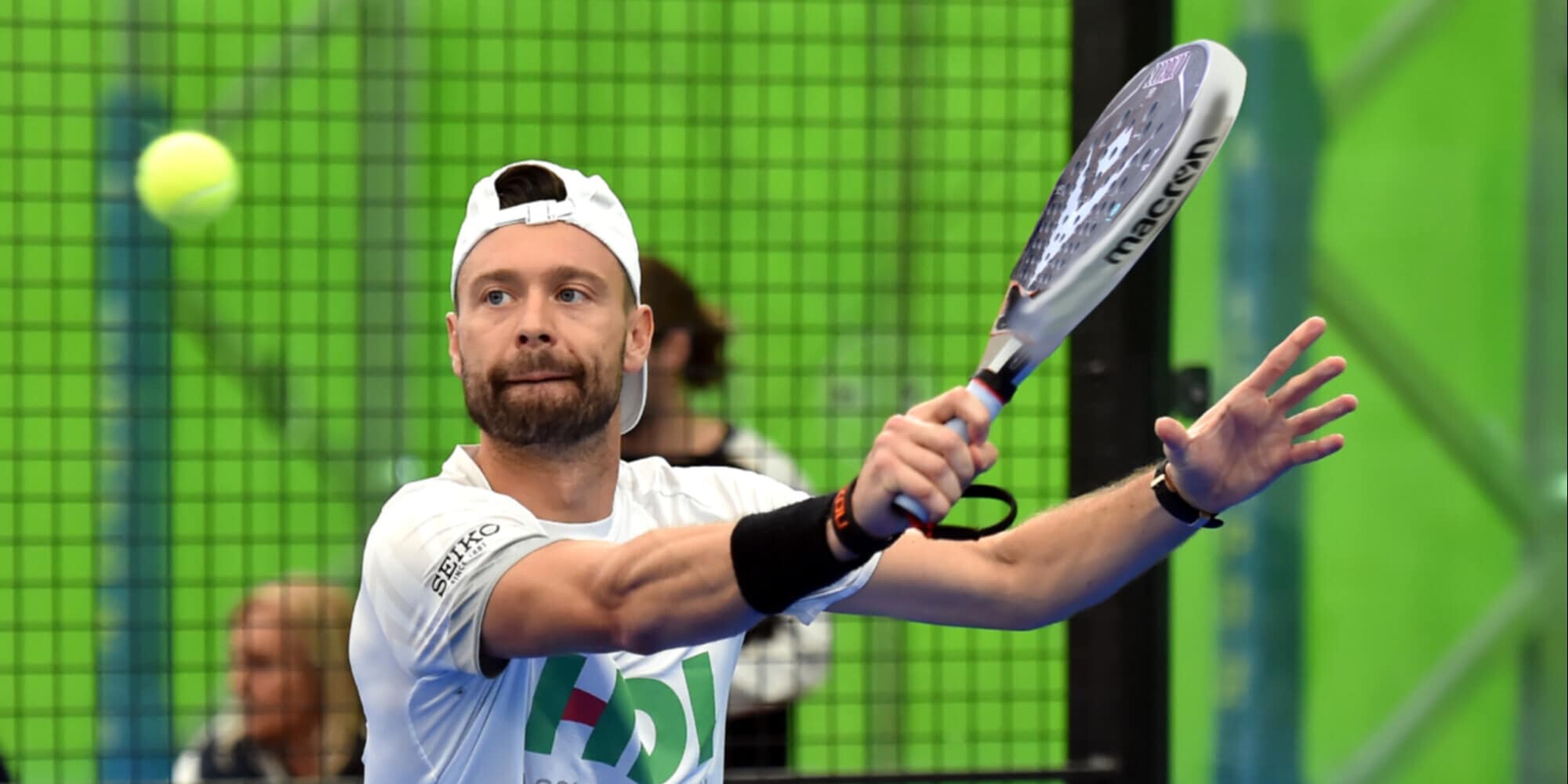 Simone Cremona friend of the brand Seiko, campione italiano di padel