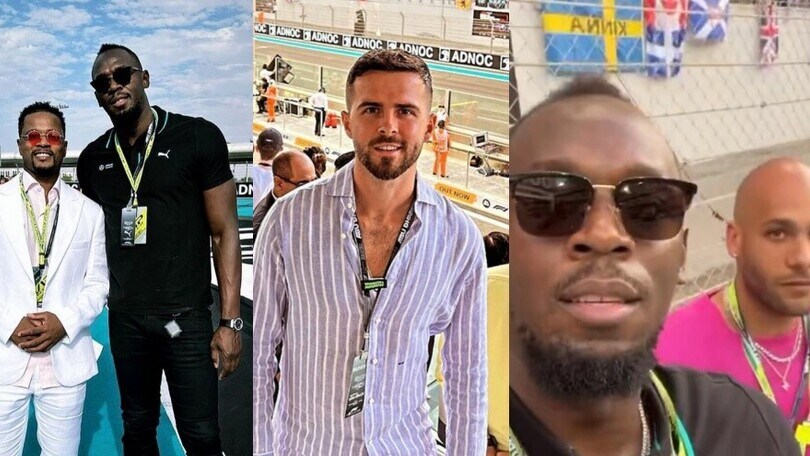 Da  Evra e Pjanic a Jacobs e Bolt, quanti ospiti per l'ultimo Gp di F1