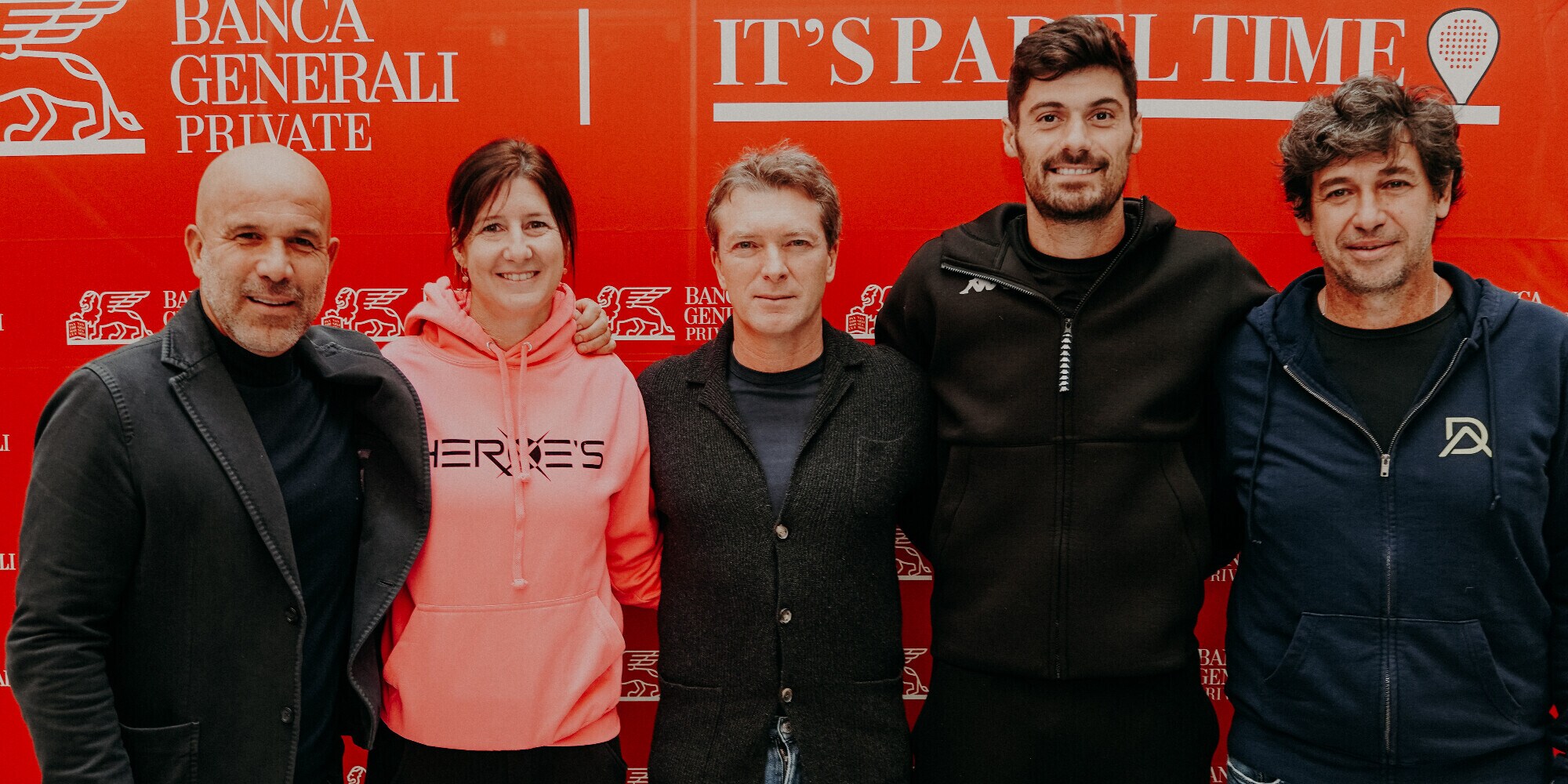 Albertini e Di Biagio "maestri" di padel
