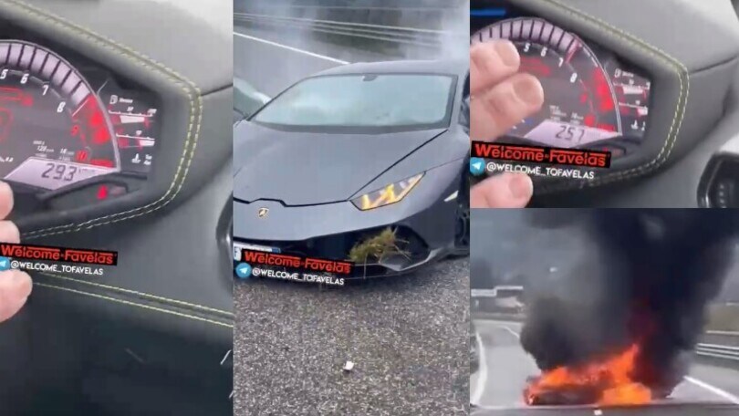 Napoli, con la Lamborghini da 200mila euro scatena un terribile incidente