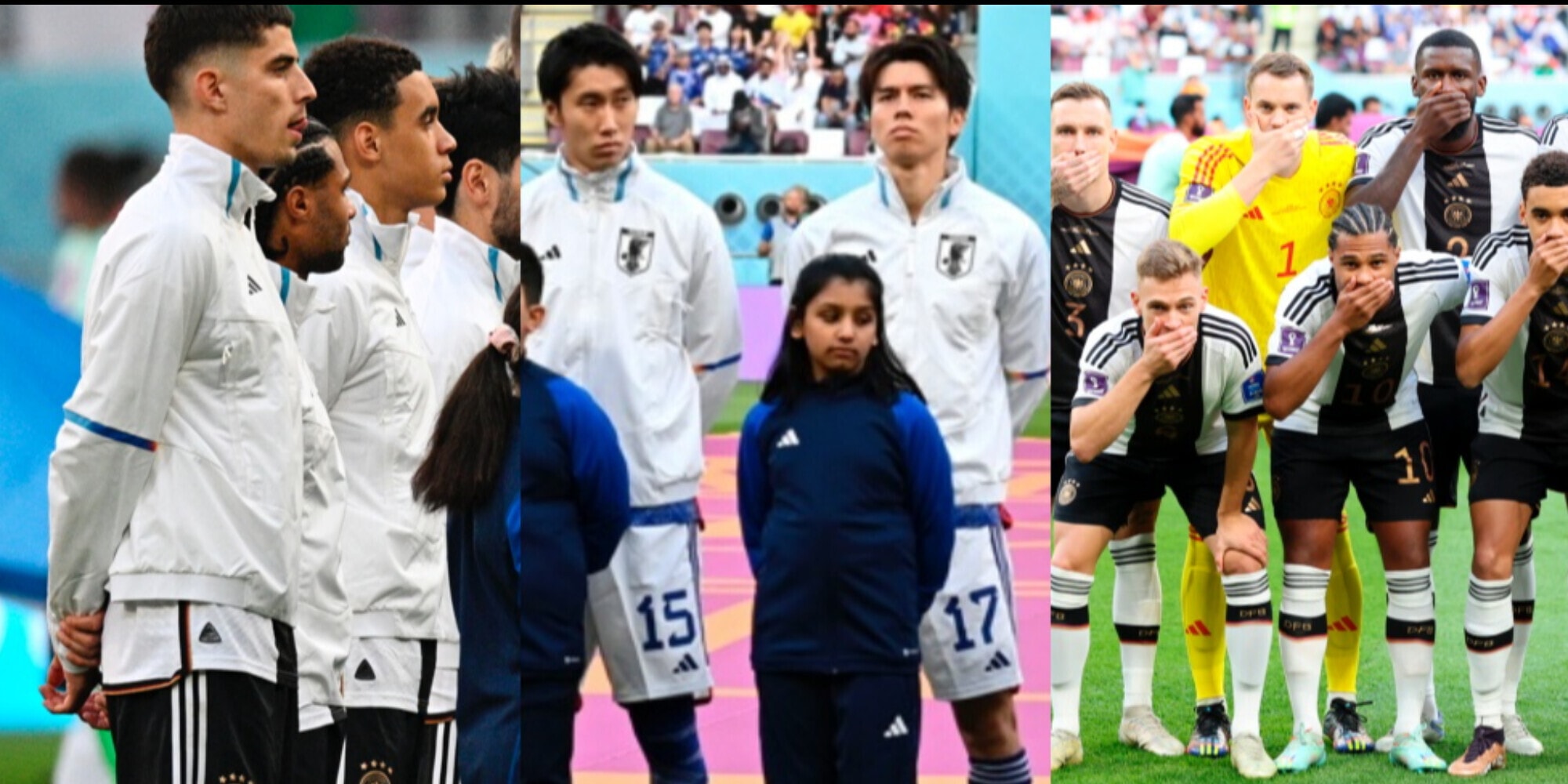 Germania e Giappone contro la Fifa? L'arcobaleno è sulla felpa!