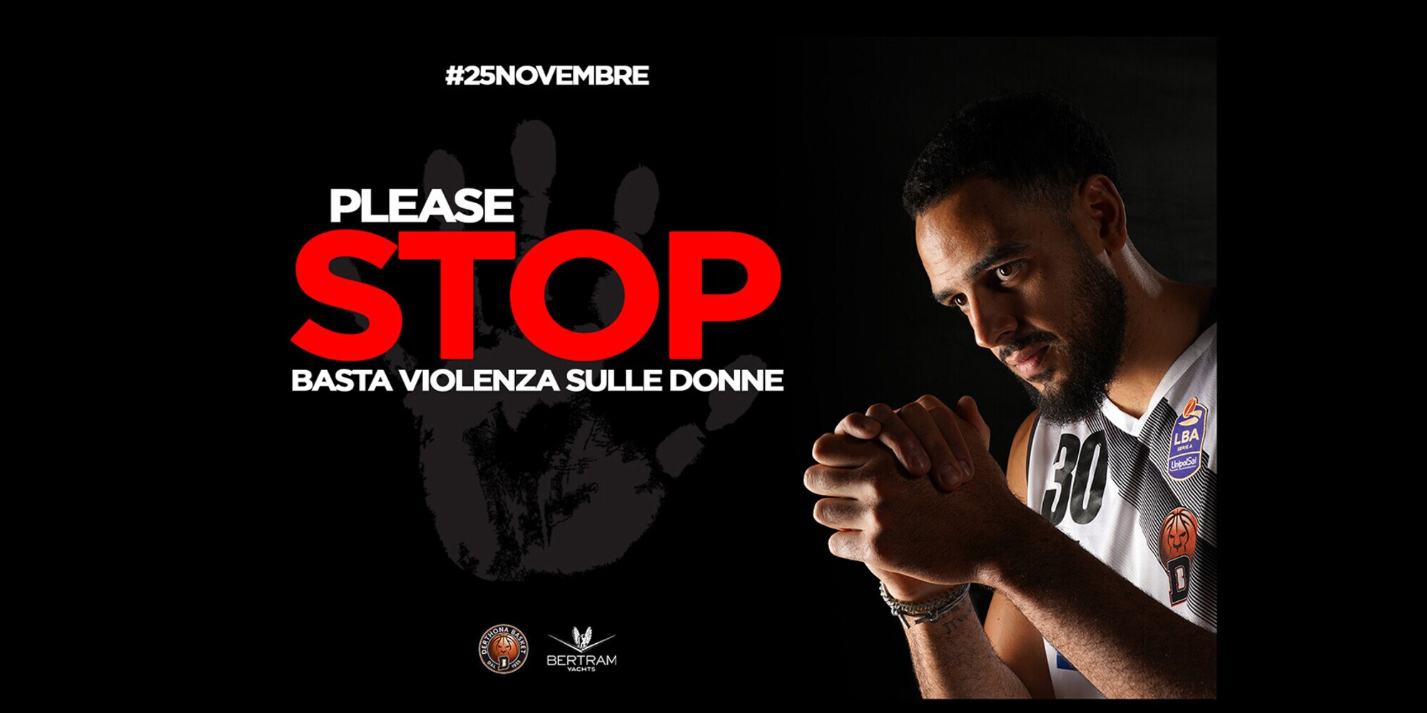 Bertram Derthona e LBA fanno squadra contro la violenza sulle donne
