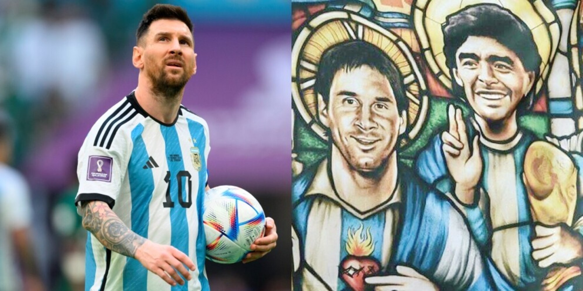 Messi e l'Argentina contro il Messico nel nome di Maradona
