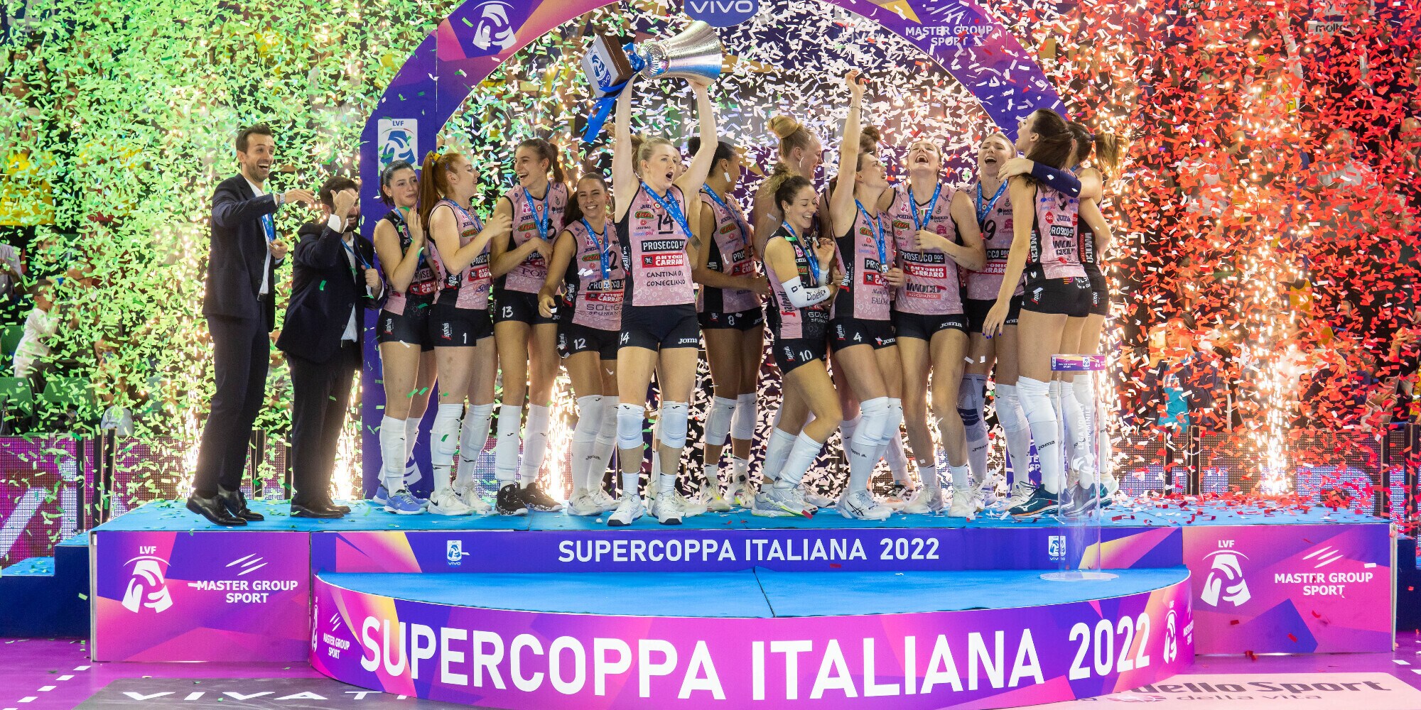 Conegliano brinda in Supercoppa