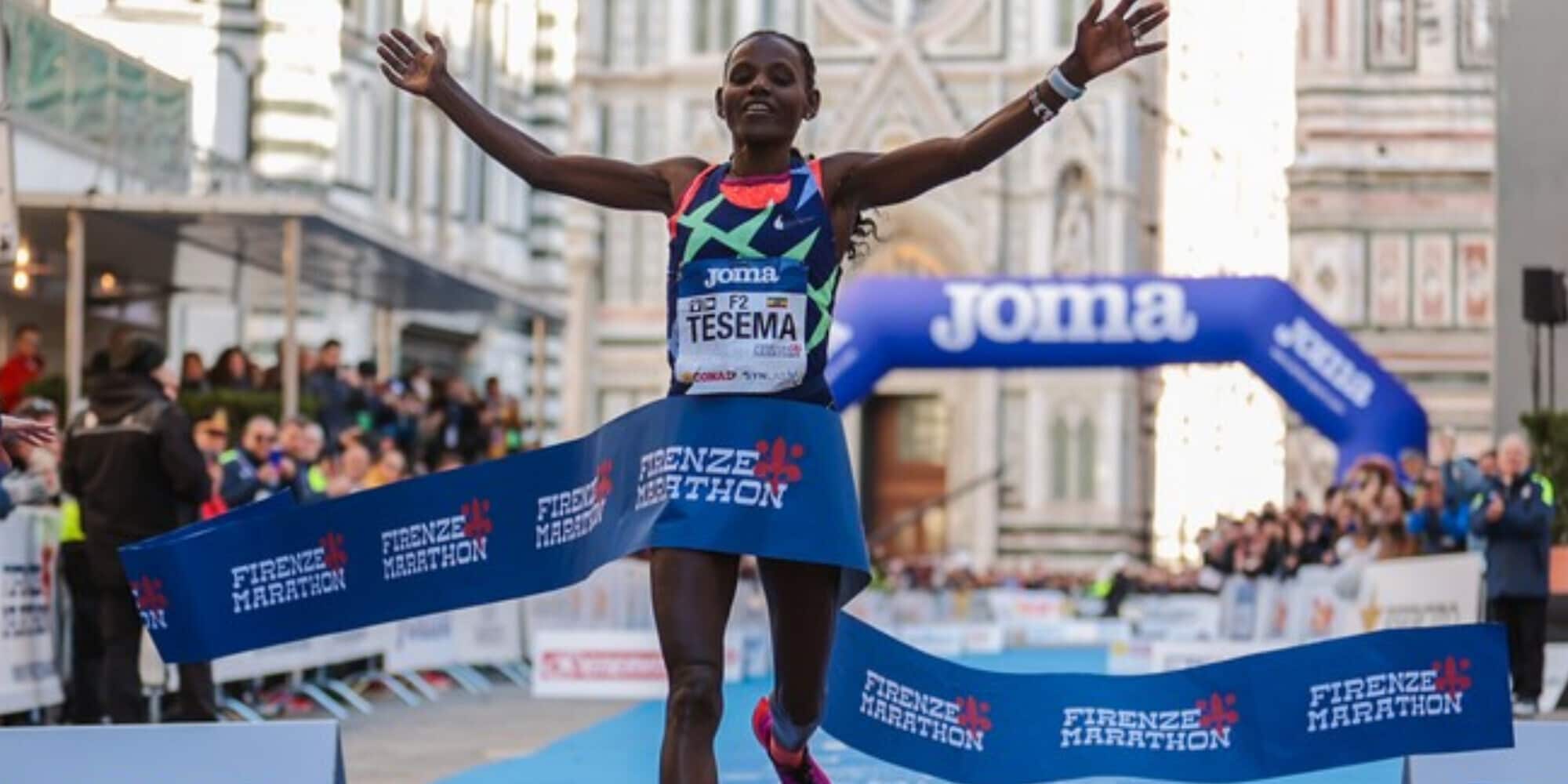 L'Etiopia vince tutto ma si ferma a 5" dal record alla Firenze Marathon
