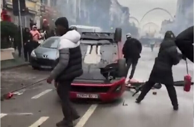 Il Marocco batte il Belgio: esplode la guerriglia a Bruxelles