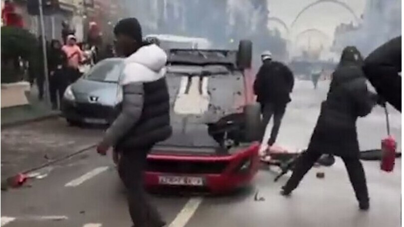 Il Marocco batte il Belgio: esplode la guerriglia a Bruxelles