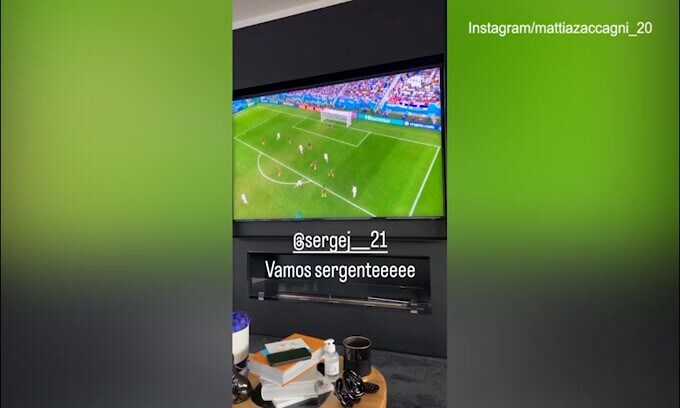 Milinkovic in gol, i complimenti di Zaccagni: "Vamos Sergente!"