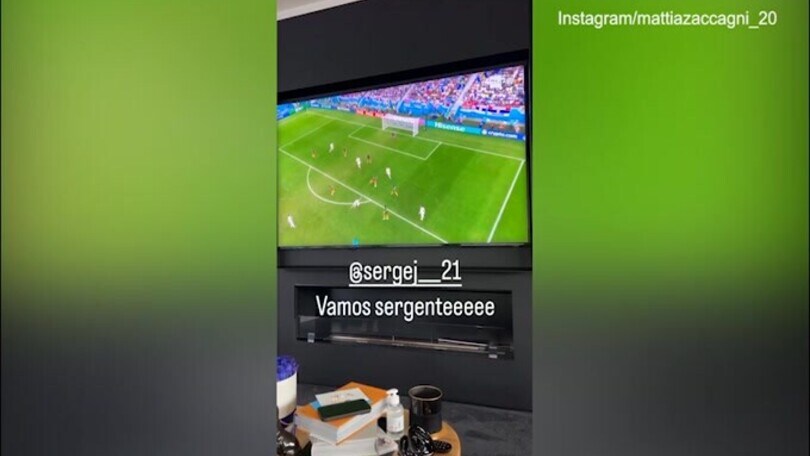 Milinkovic in gol, i complimenti di Zaccagni: "Vamos Sergente!"