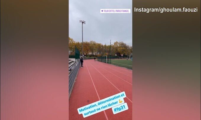 Napoli, Ghoulam di corsa sotto la Tour Eiffel