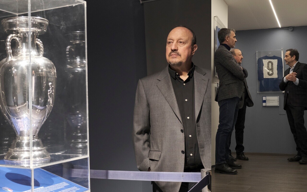 Benitez a Coverciano: visita al Museo del Calcio