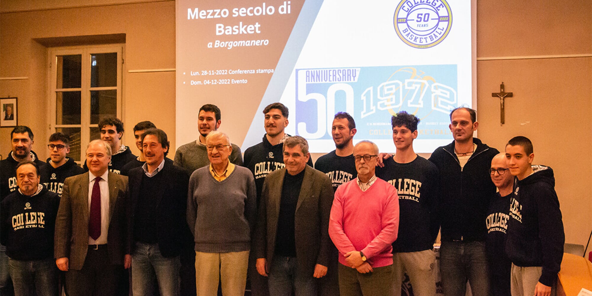 College Basketball, a Borgomanero si festeggiano i 50 anni di pallacanestro